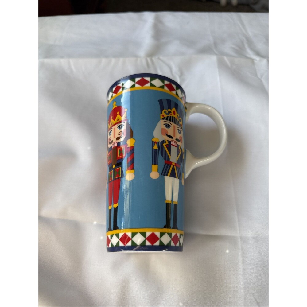 Evergreen Nutcracker Travel Mug W/out Lid